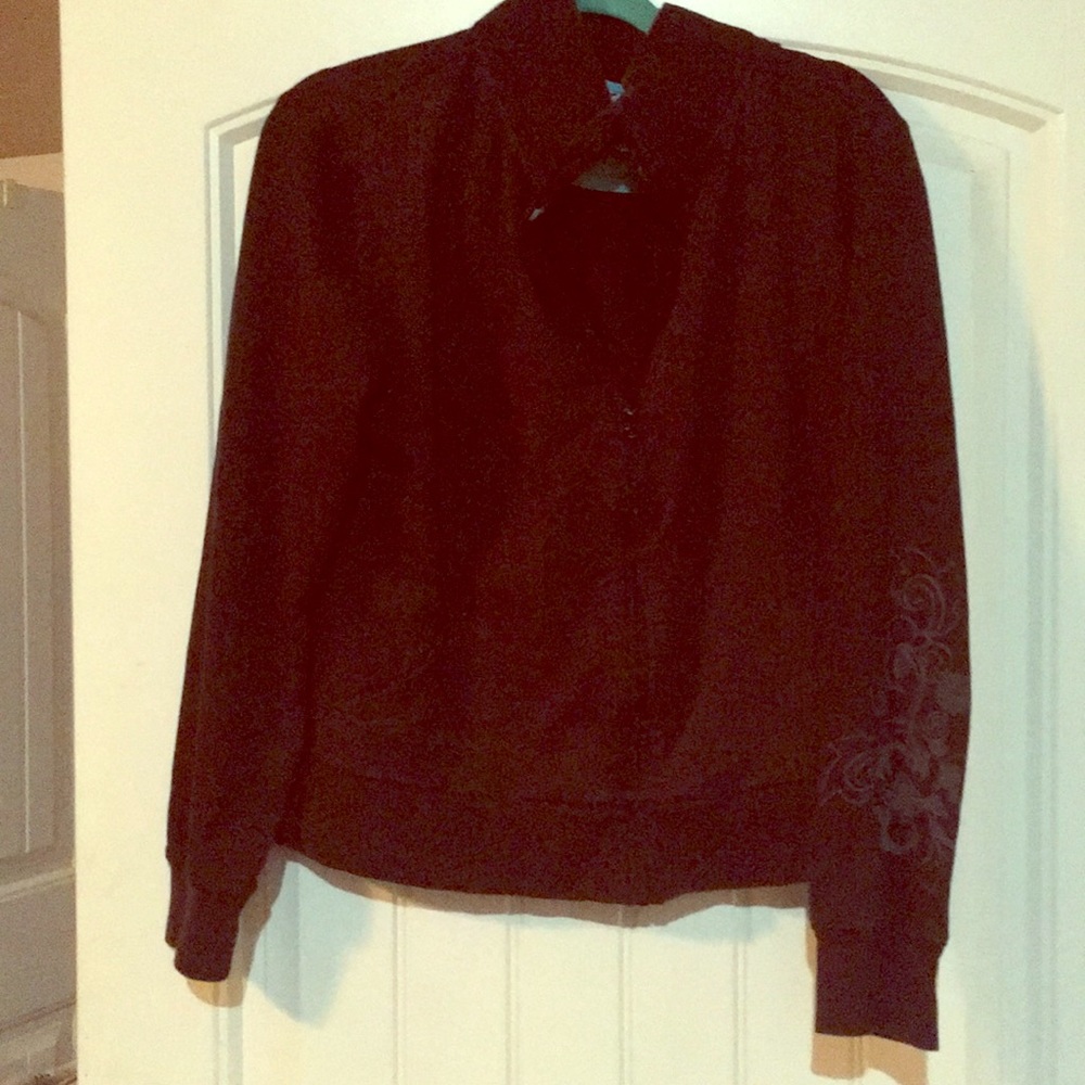 Zip up athletic top